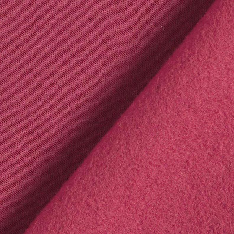 Brushed Sweatshirt Fabric – raspberry,  image number 5