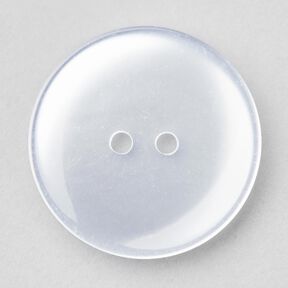 2-hole button shiny [Ø 25 mm] – white, 