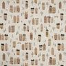 Decor Fabric Half Panama winter scene – natural/light brown,  thumbnail number 1