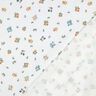 Double Gauze/Muslin Little flowers | Poppy Fabrics – ivory/peach orange,  thumbnail number 4