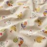 Decor Fabric Half Panama little chickens – natural/white,  thumbnail number 2