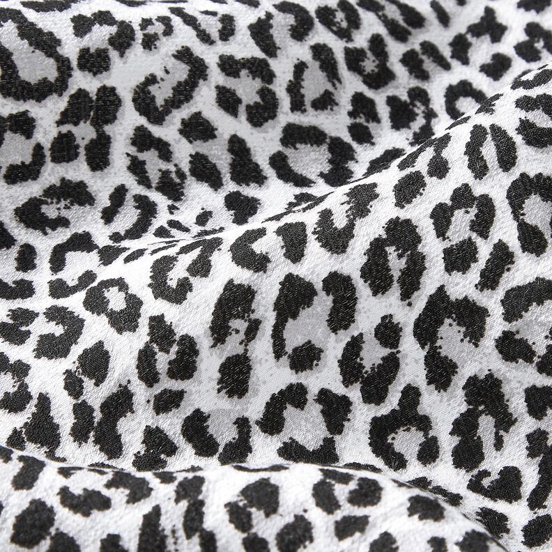 Leopard print viscose blend – grey,  image number 2