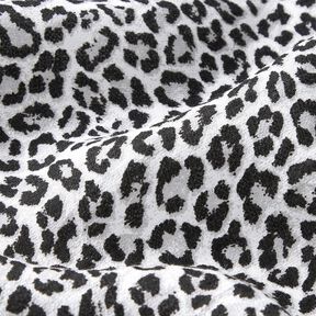 Leopard print viscose blend – grey, 