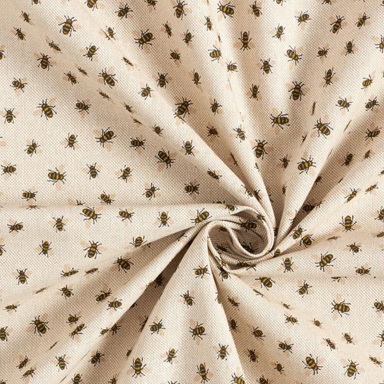 Decor Fabric Half Panama Bee Family – natural,  image number 5