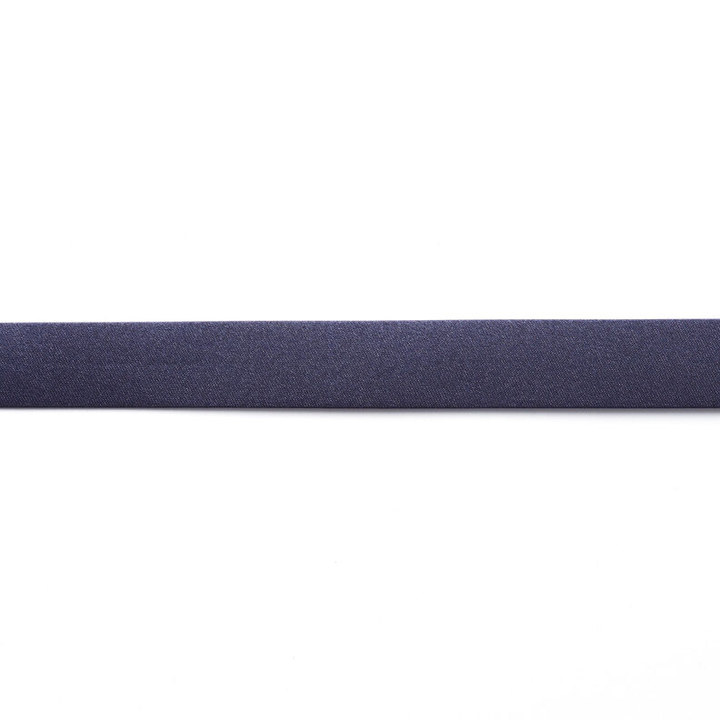 Bias binding Satin [20 mm] – navy blue,  image number 1