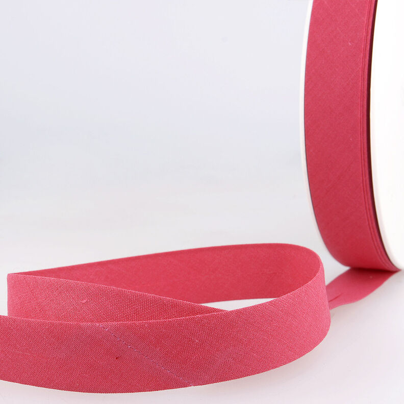 Bias binding Polycotton [20 mm] – intense pink,  image number 1