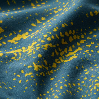 GOTS Cotton Jersey Ears of Corn | Tula – petrol/curry yellow, 