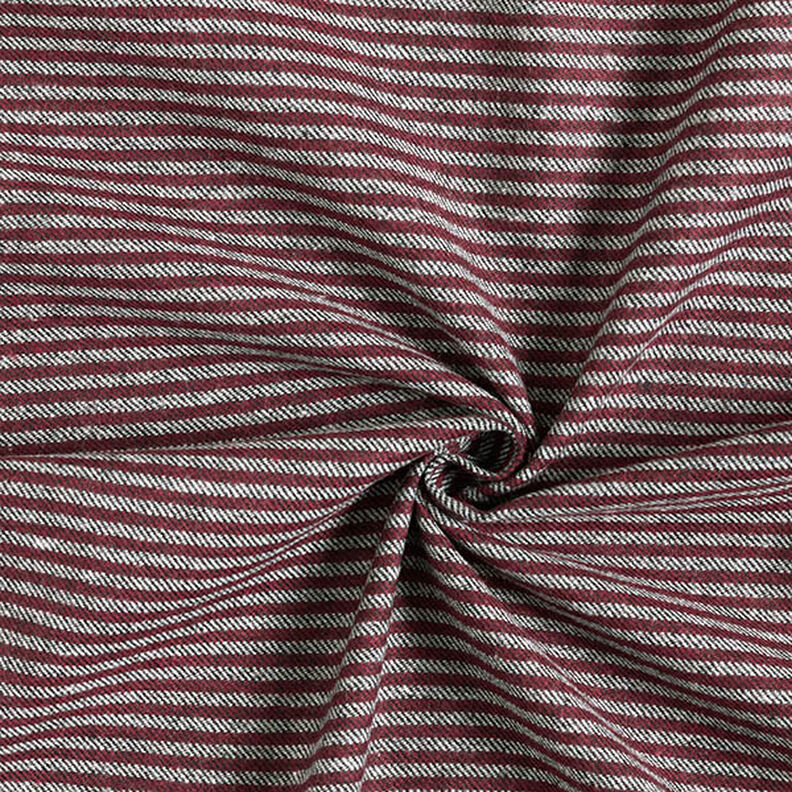 striped trouser fabric – merlot/grey,  image number 3