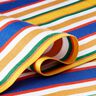 Outdoor Deckchair fabric Longitudinal stripes 44 cm – caramel/blue,  thumbnail number 3