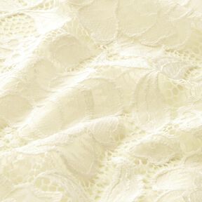 Stretch Lace Blossoms and leaves – offwhite, 