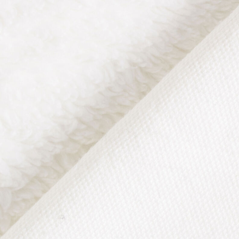 Plain sherpa Cotton Blend Plain – offwhite, image number 4