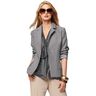 Linen fabric ramie mix stonewashed, heavy quality – grey,  thumbnail number 4