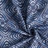 Decor Fabric Canvas Batique tiles – indigo/white,  thumbnail number 3