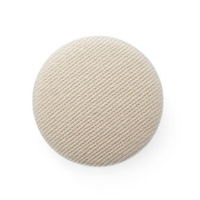 Covered button, Cotton Twill Stretch – beige, 