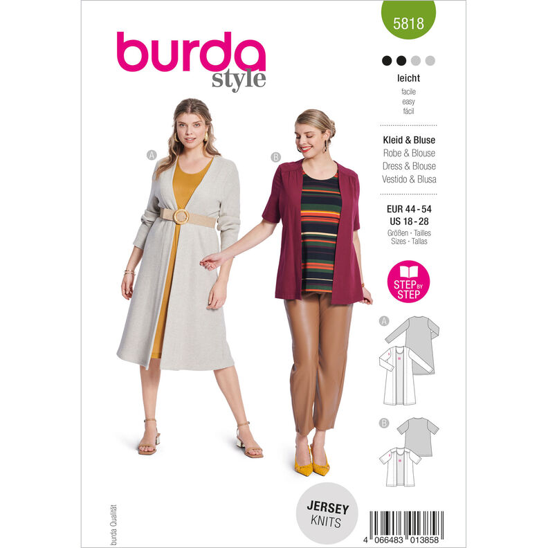Plus-Size Dress / Blouse 5818 | Burda | 44-54,  image number 1