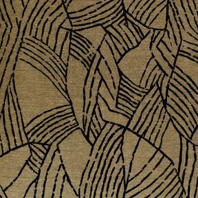 Ponte Roma Jersey Abstract Leaves – dark olive/black, 