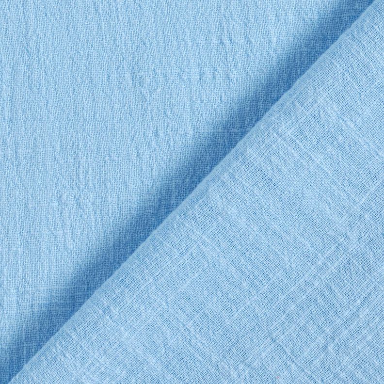 Linen look cotton fabric – light blue,  image number 3
