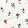 Waffle Jersey Flowers | Poppy Fabrics – ivory/apricot,  thumbnail number 2