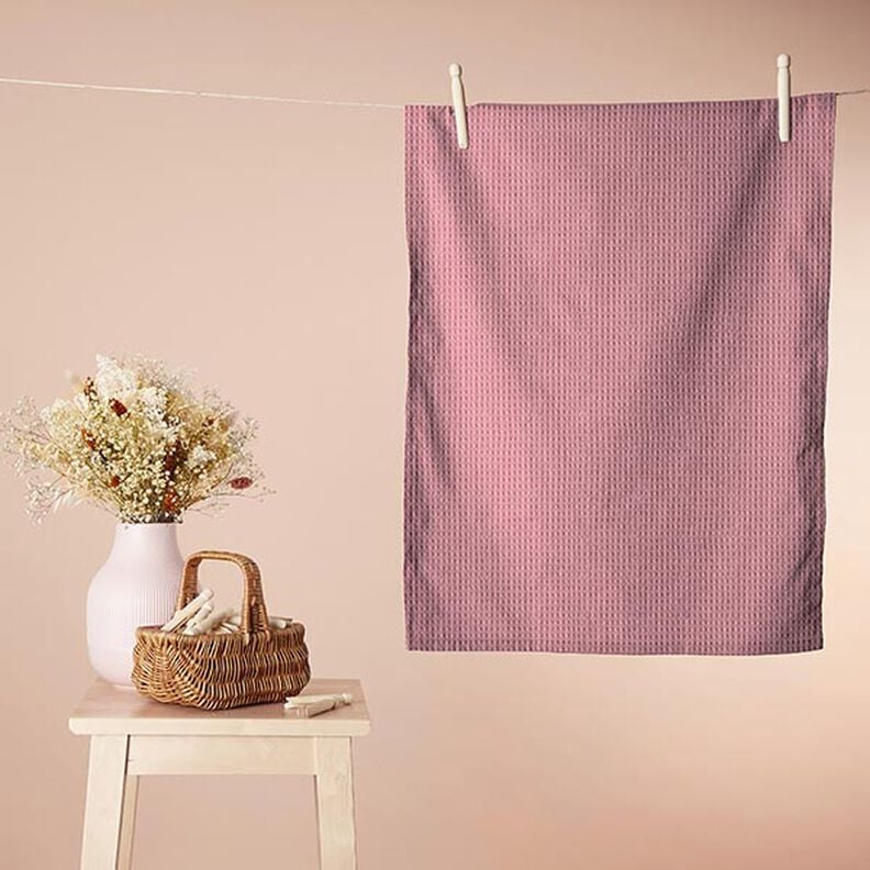 Waffle Piqué – dusky pink,  image number 9