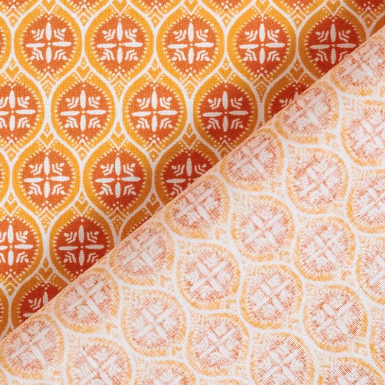 Cotton Cretonne Tile Ornaments – orange,  image number 4
