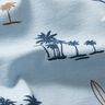 Cotton Jersey Hawaii Feeling – silver blue,  thumbnail number 2