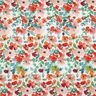 Viscose Voile Dobby Summer Meadow Digital Print – white/fire red,  thumbnail number 1