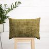 Upholstery Fabric Chenille Plain – olive,  thumbnail number 6