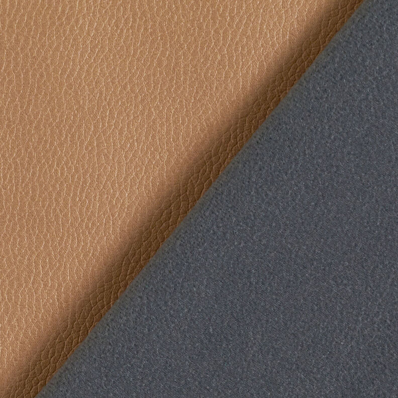 Upholstery Fabric Imitation Leather light embossing – brown,  image number 3