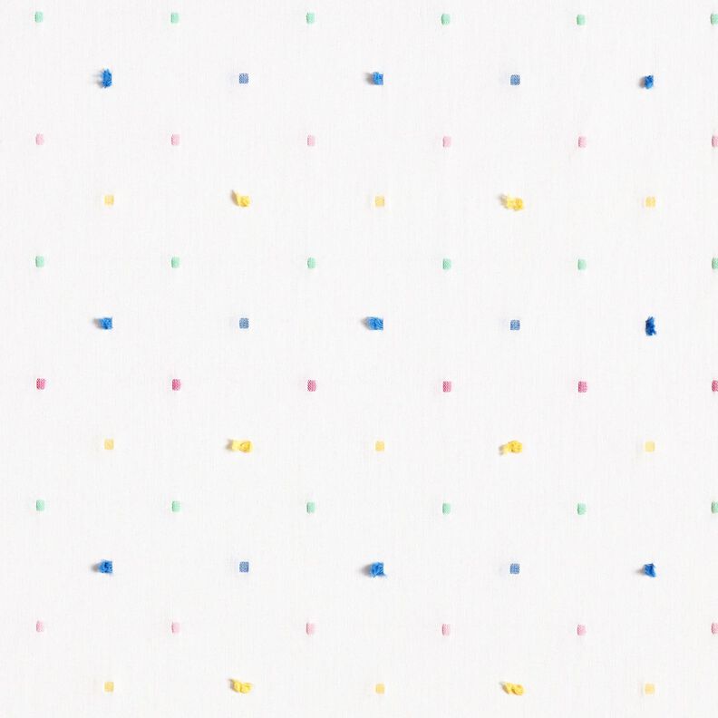 Poplin colourful confetti – white,  image number 1