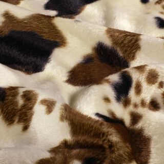 Imitation Fur Cow – brown/white, 