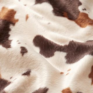 Imitation Fur Cow – brown/white, 