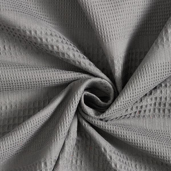 Waffle Piqué horizontal stripes – grey, image number 4