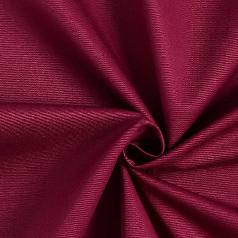 Cotton Twill Plain – burgundy,  image number 1