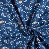 Cotton Jersey Swallows over the meadow – indigo,  thumbnail number 3