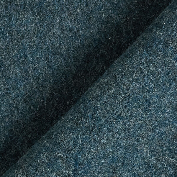 Fulled woollen loden Mottled – ocean blue,  image number 3