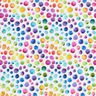 Cotton Poplin Rainbow dots Digital Print – white/colour mix,  thumbnail number 1