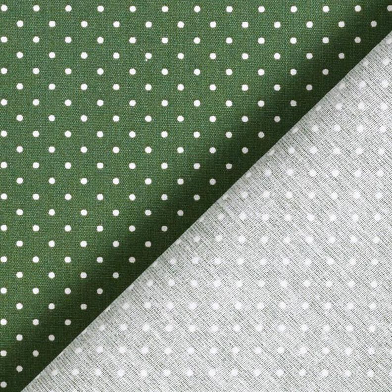 Cotton Poplin Little Dots – dark green/white,  image number 6