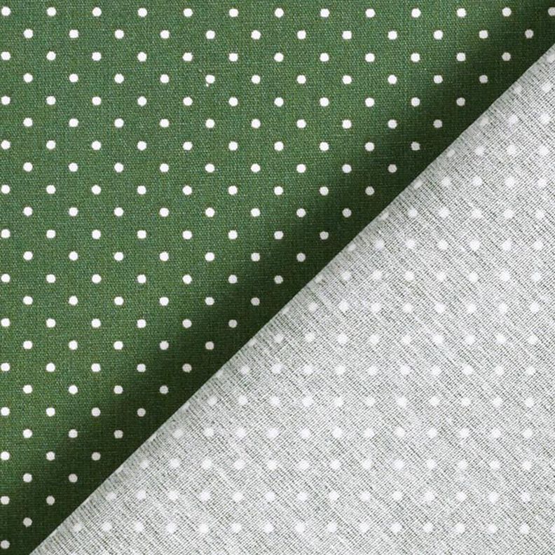 Cotton Poplin Little Dots – dark green/white, image number 6