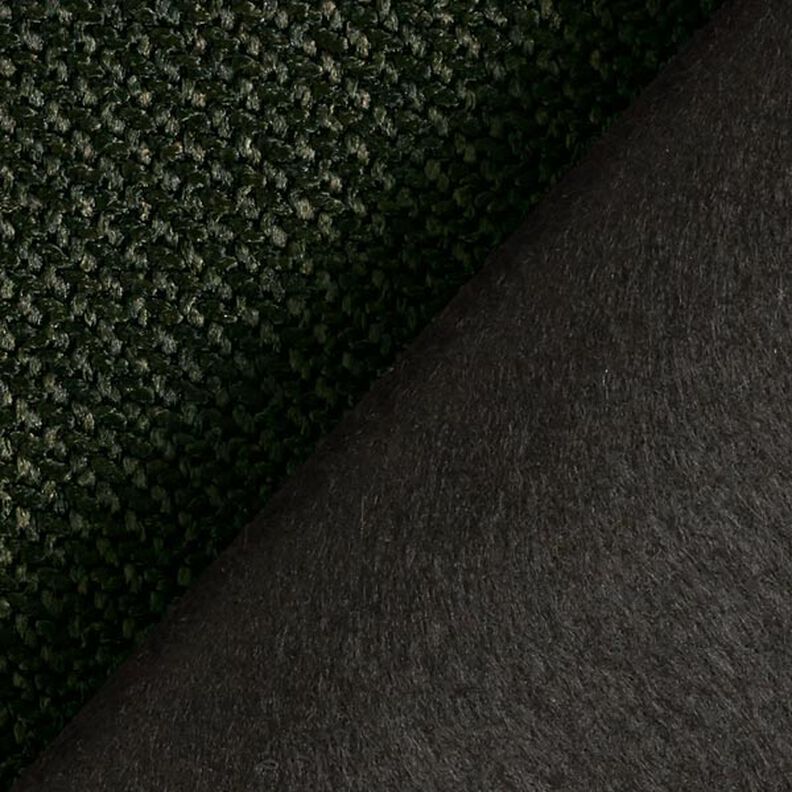 Upholstery Fabric Chunky Broken Twill Bjorn – dark green,  image number 4