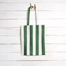 Decor Fabric Canvas Stripes – green/white,  thumbnail number 6