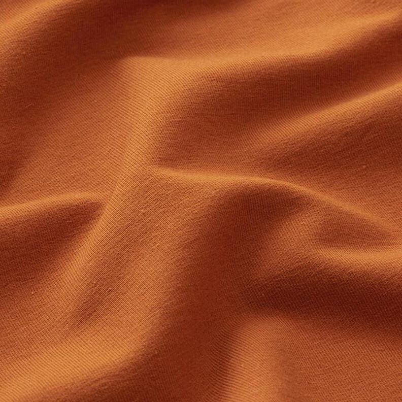 Light Cotton Sweatshirt Fabric Plain – caramel,  image number 4