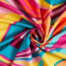 Viscose-cotton voile abstract loops – pastel violet/aqua blue,  thumbnail number 3