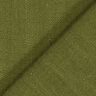 Linen fabric Ramie mix medium – dark olive,  thumbnail number 4