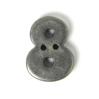 Numeral 8 – Metal-look, 