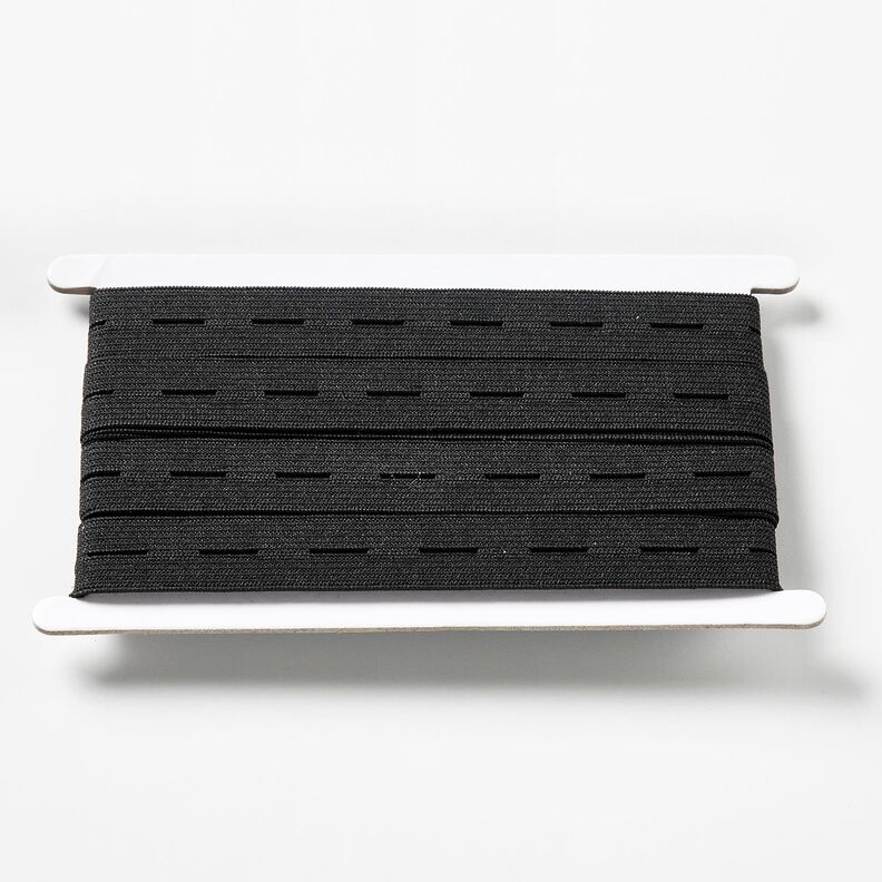 Buttonhole elastic [3 m | 20 mm] – black,  image number 1