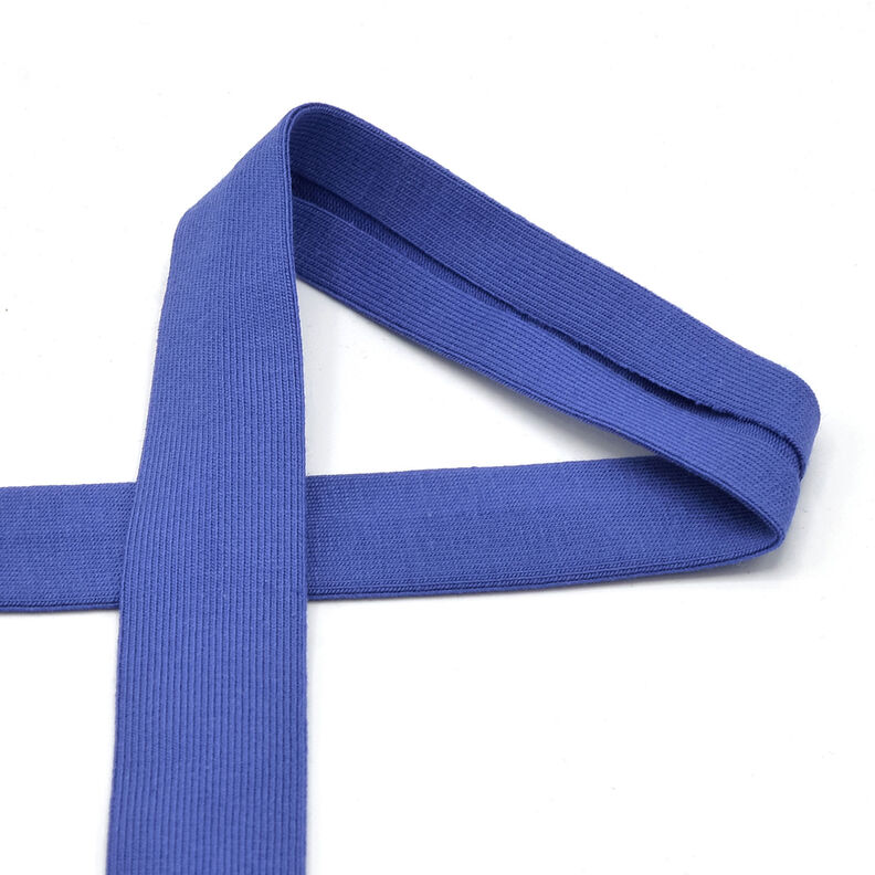 Bias binding Cotton Jersey [20 mm] – indigo,  image number 1