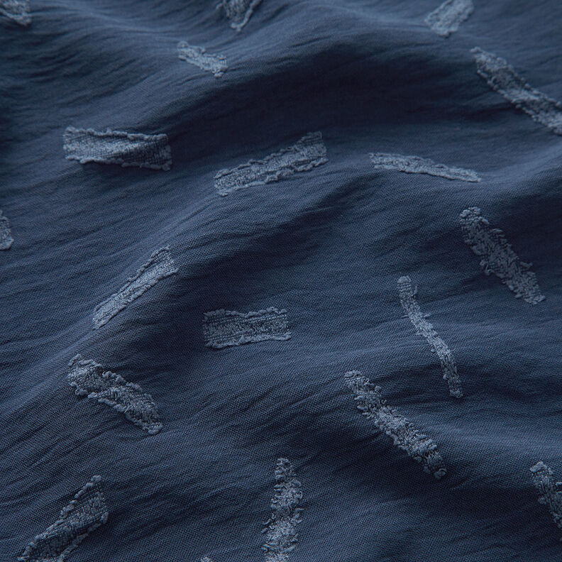 Striped jacquard dobby – navy blue,  image number 2