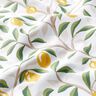 Coated Cotton painted lemons – white/lemon yellow,  thumbnail number 3