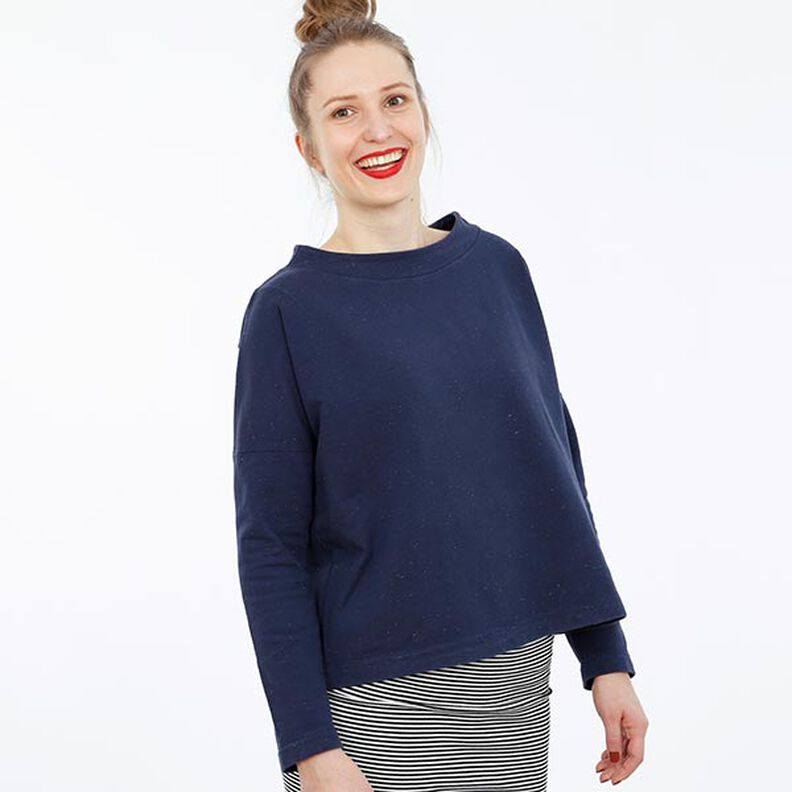 FRAU ISA jumper with stand-up collar, Studio Schnittreif | XS - XL,  image number 2