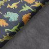 Softshell Little Dinosaurs Digital Print – anthracite,  thumbnail number 5